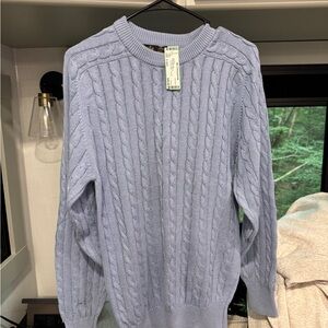 Barbour Men's Crewneck Sweater - Soft Blue